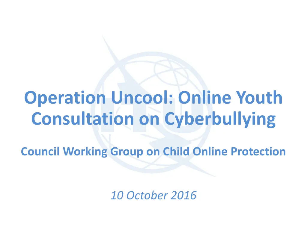 operation uncool online youth consultation