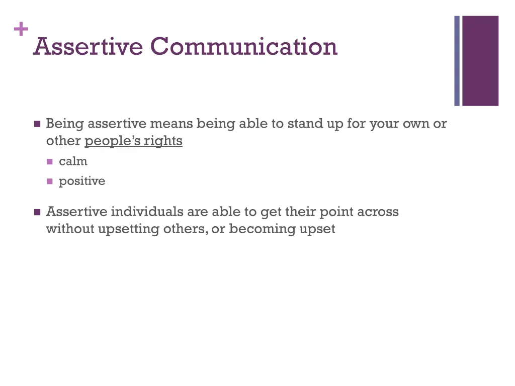 assertive communication