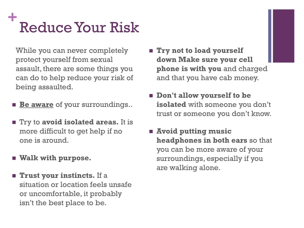 reduce your risk