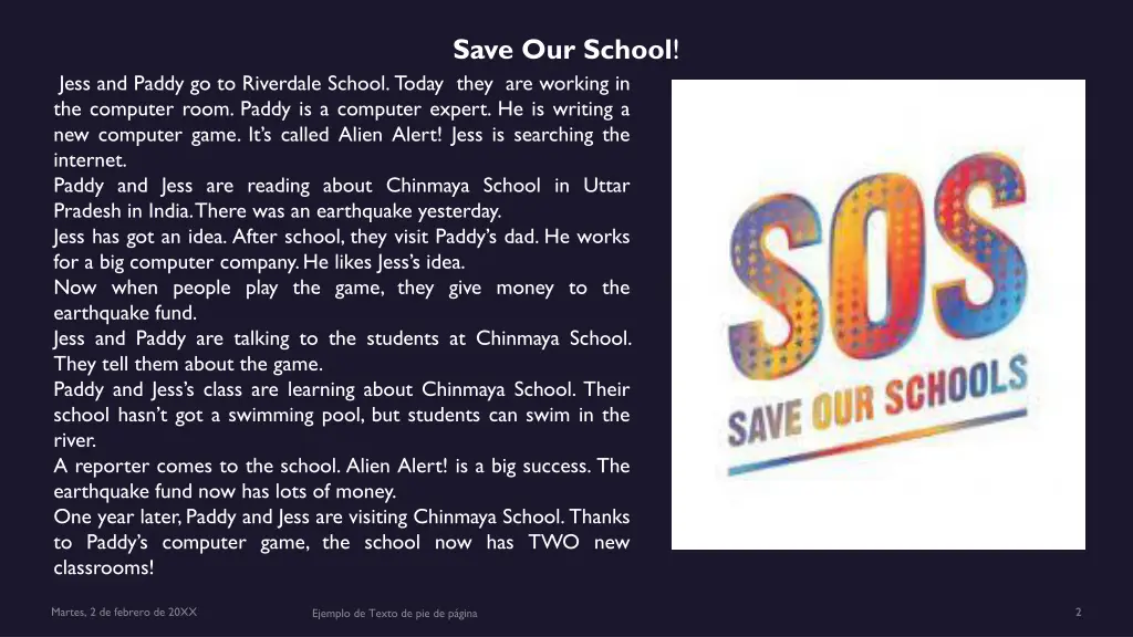 save our school