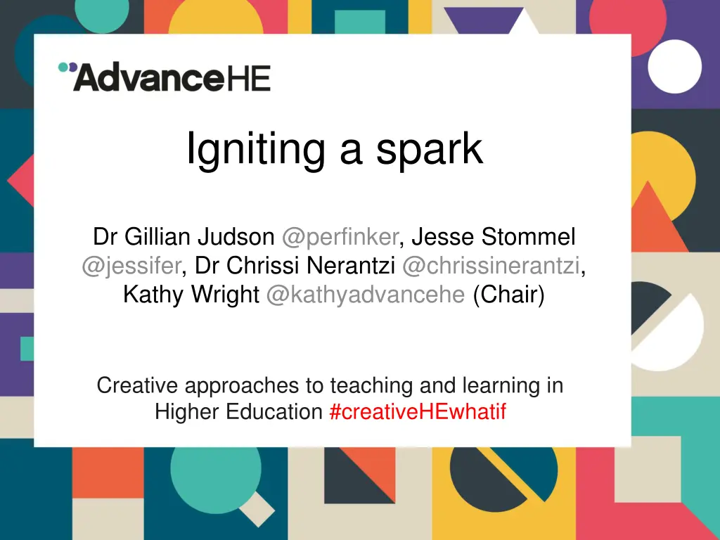 igniting a spark