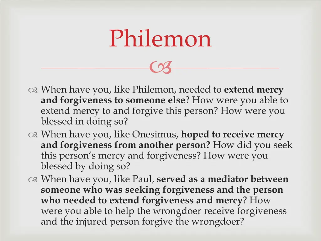 philemon 4