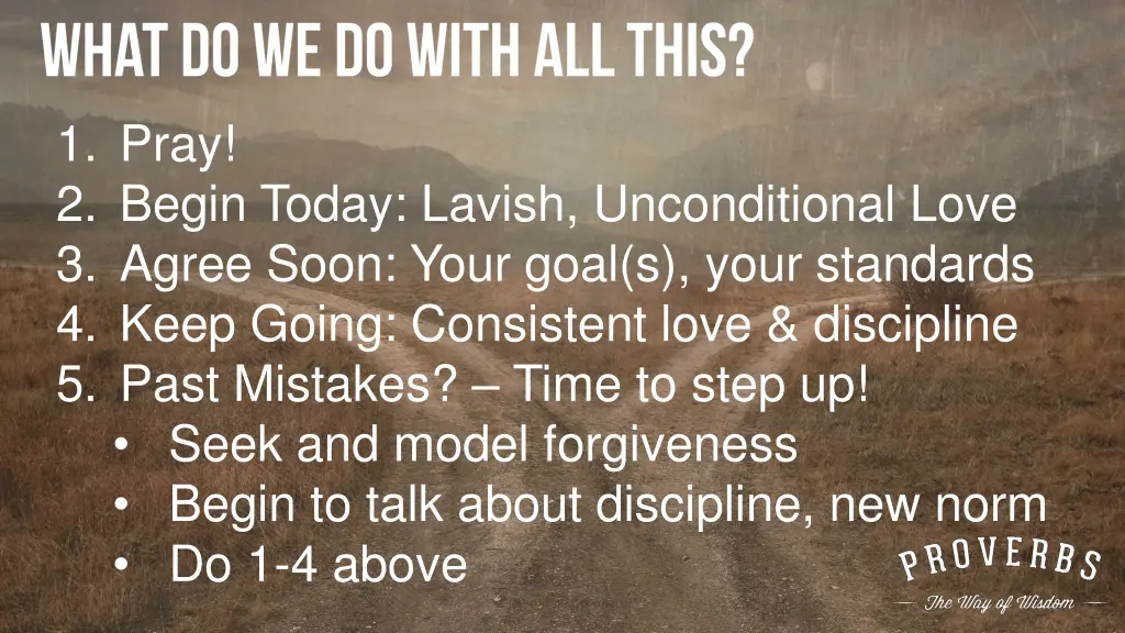 1 pray 2 begin today lavish unconditional love