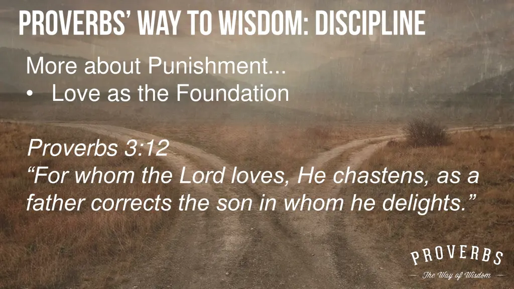 more about punishment love as the foundation 1