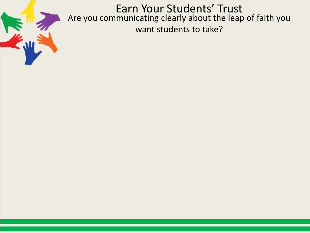 earn your students trust are you communicating