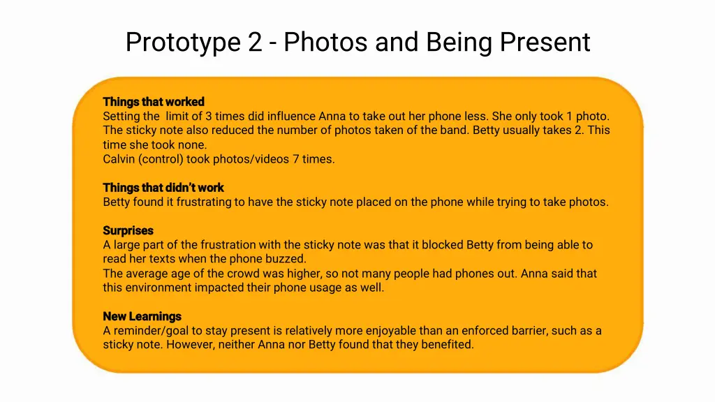 prototype 2 photos and being present 1