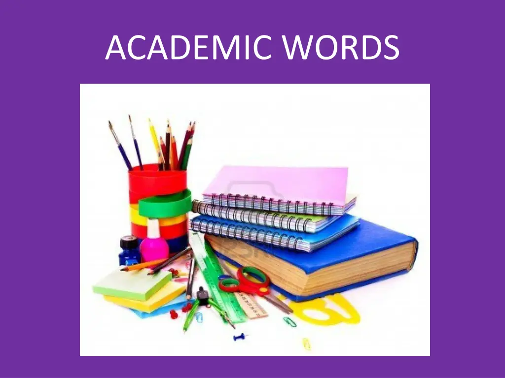 academic words