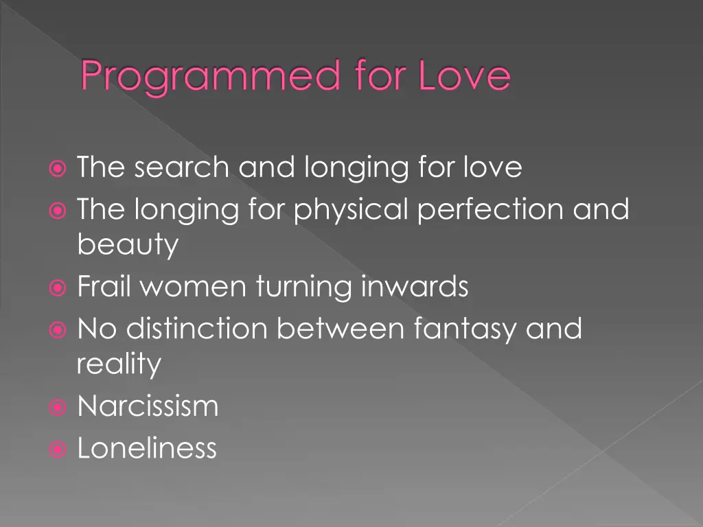 programmed for love