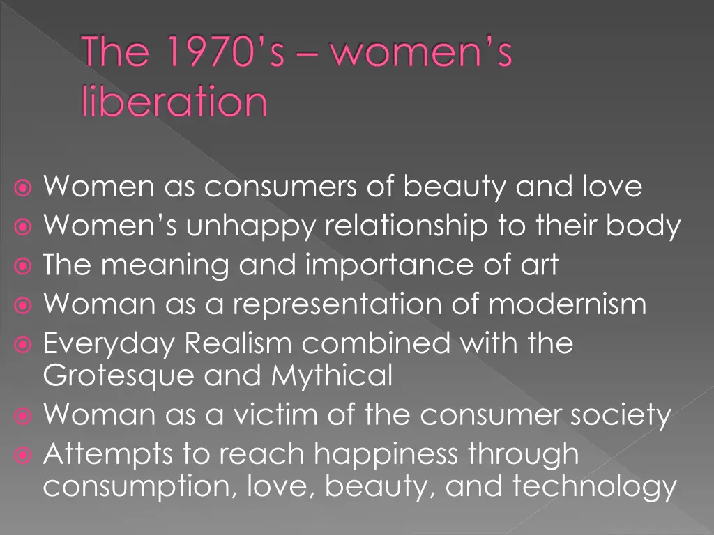 the 1970 s women s liberation