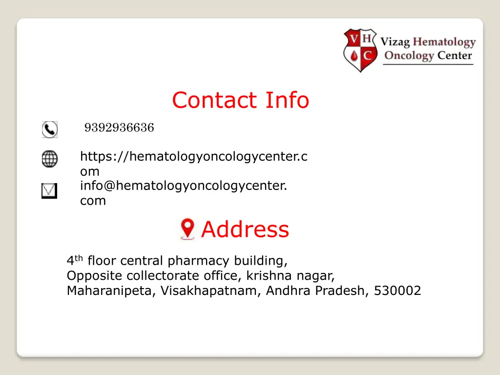 contact info