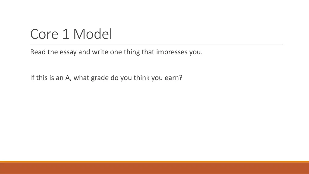 core 1 model