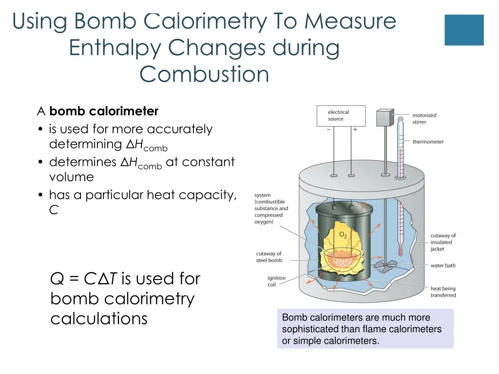 unit 3 using bomb calorimetry to measure enthalpy