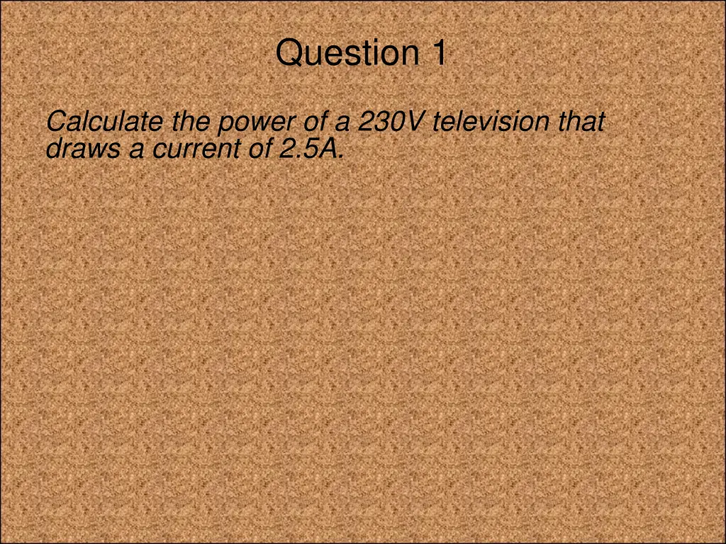 question 1 2