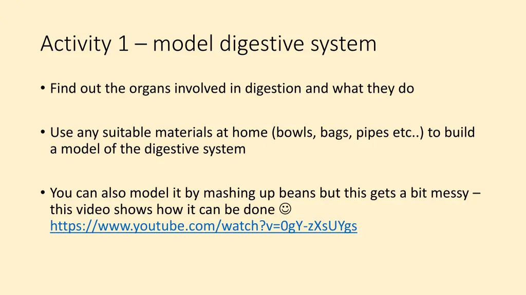 activity 1 model digestive system