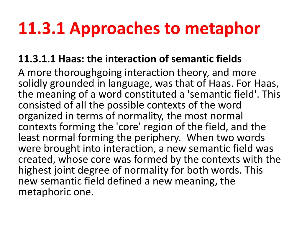 11 3 1 approaches to metaphor 2