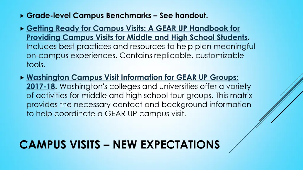 grade level campus benchmarks see handout