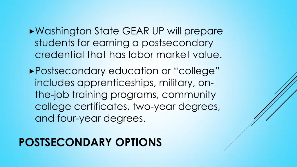 washington state gear up will prepare students