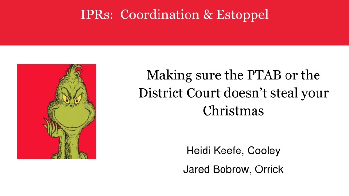 iprs coordination estoppel