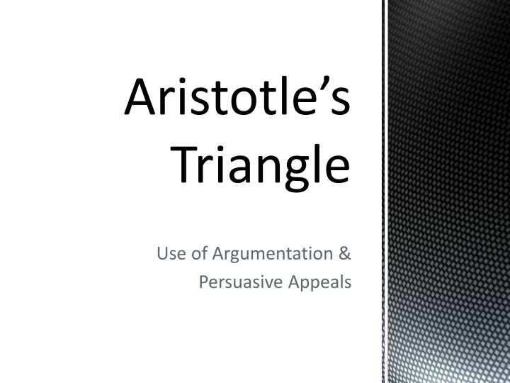 aristotle s triangle