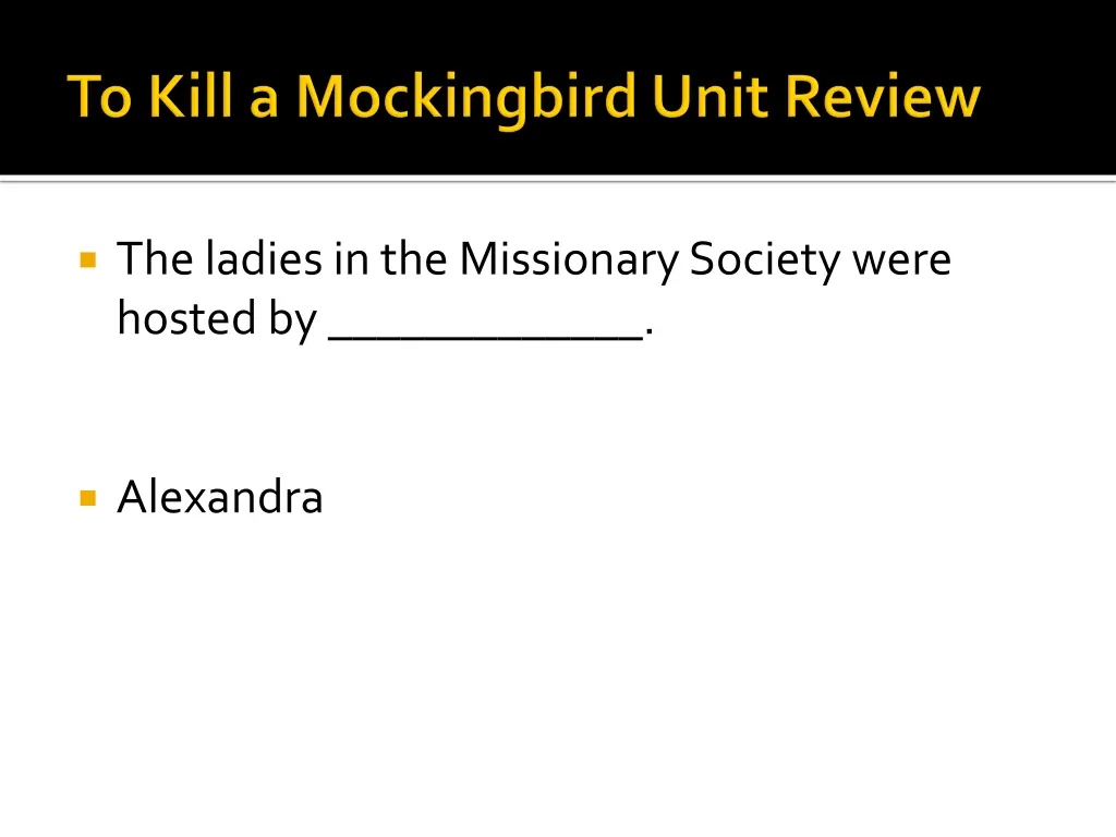 the ladies in the missionary society were hosted