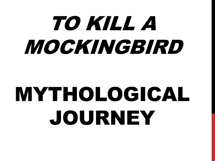 to kill a mockingbird