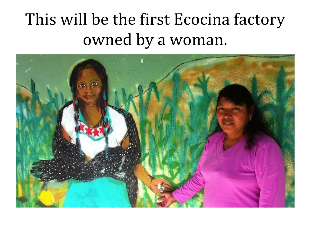 this will be the first ecocina factory owned