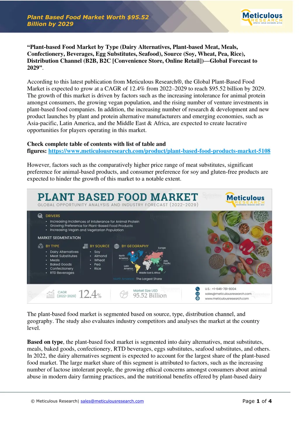 plant based food market worth 95 52 billion 1