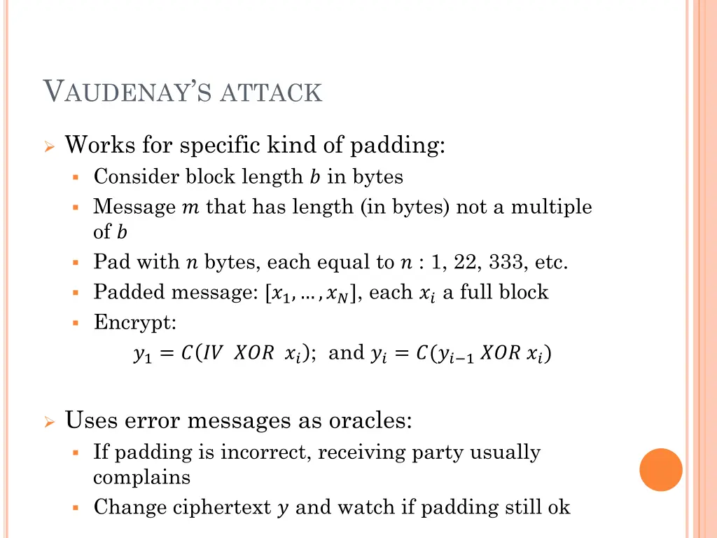 v audenay s attack