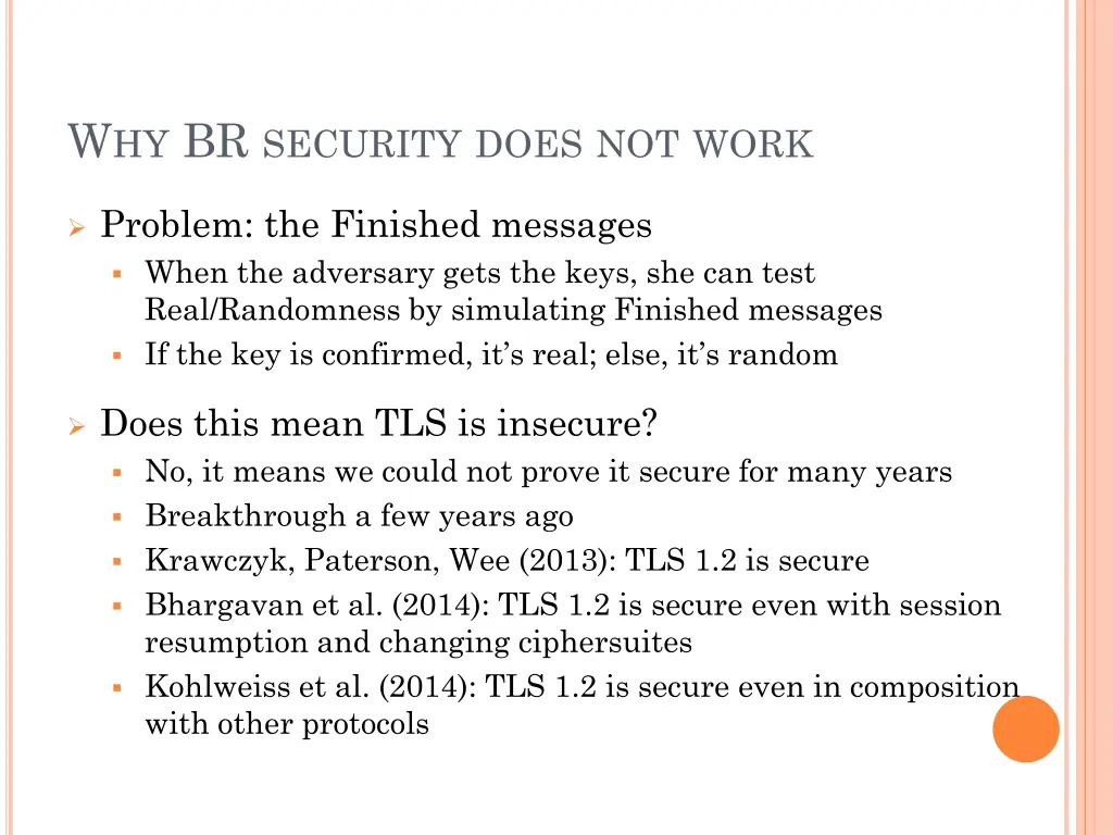 w hy br security does not work