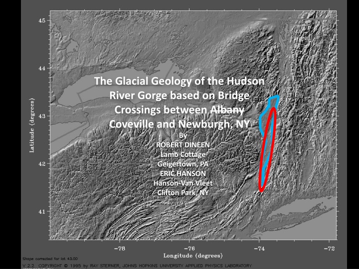 the glacial geology of the hudson river gorge