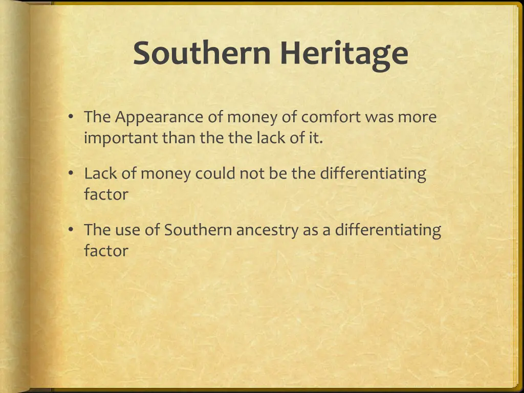 southern heritage