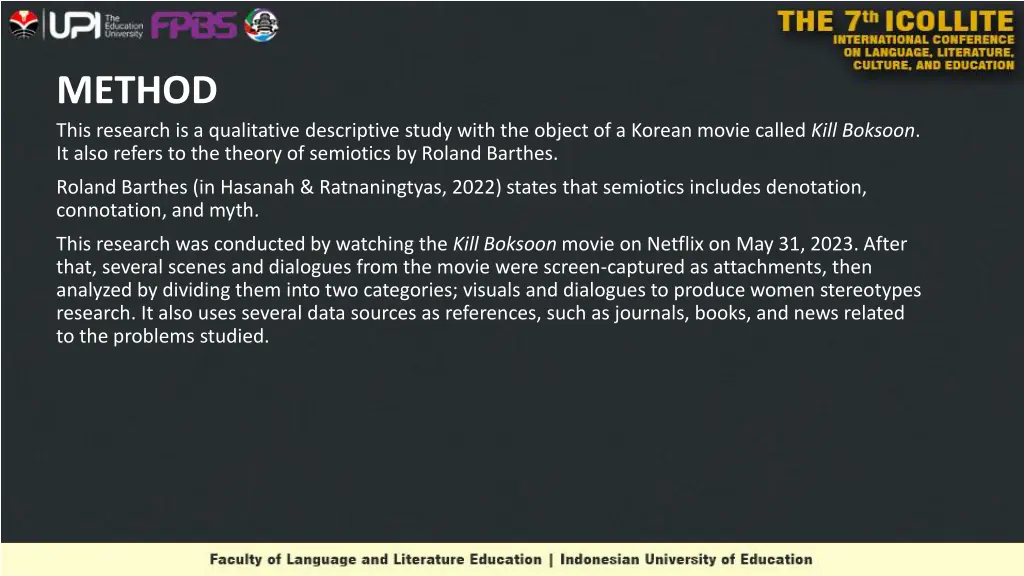 method this research is a qualitative descriptive