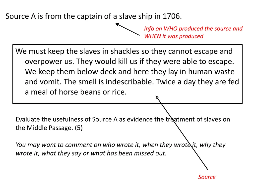 source a is from the captain of a slave ship 2