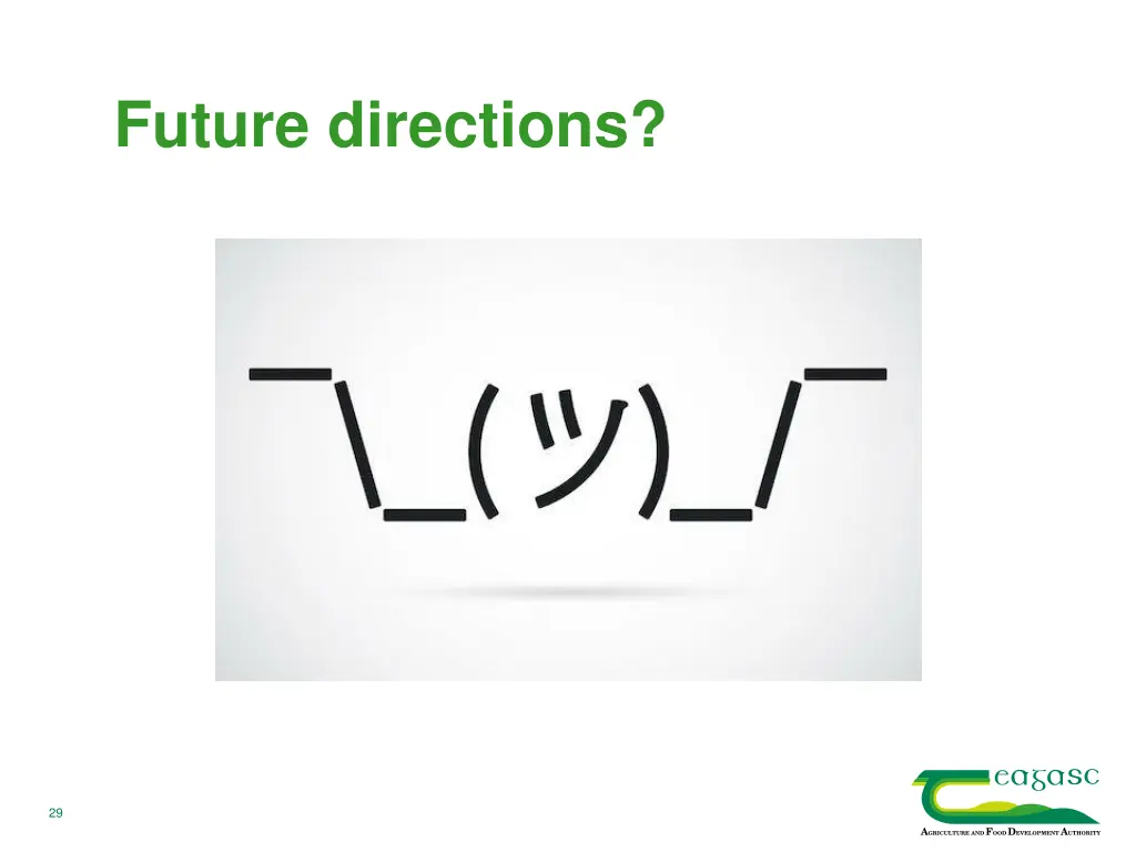 future directions