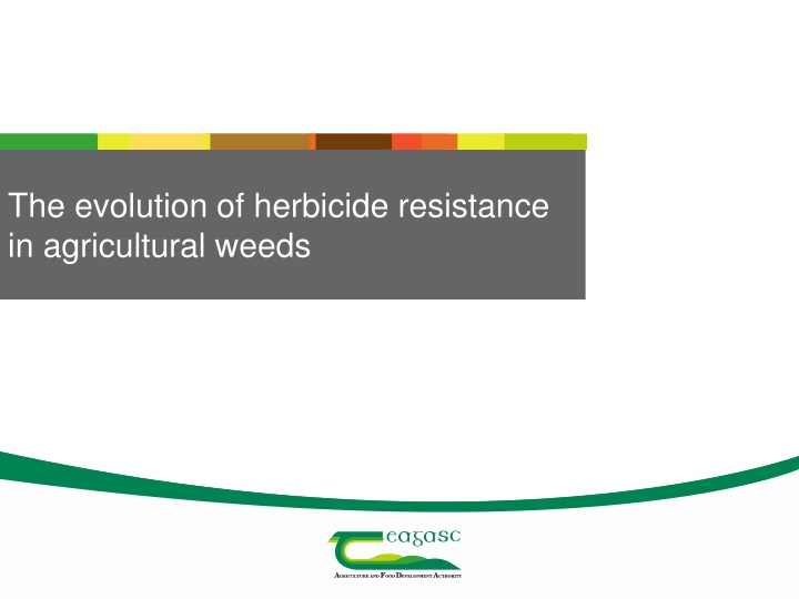 the evolution of herbicide resistance