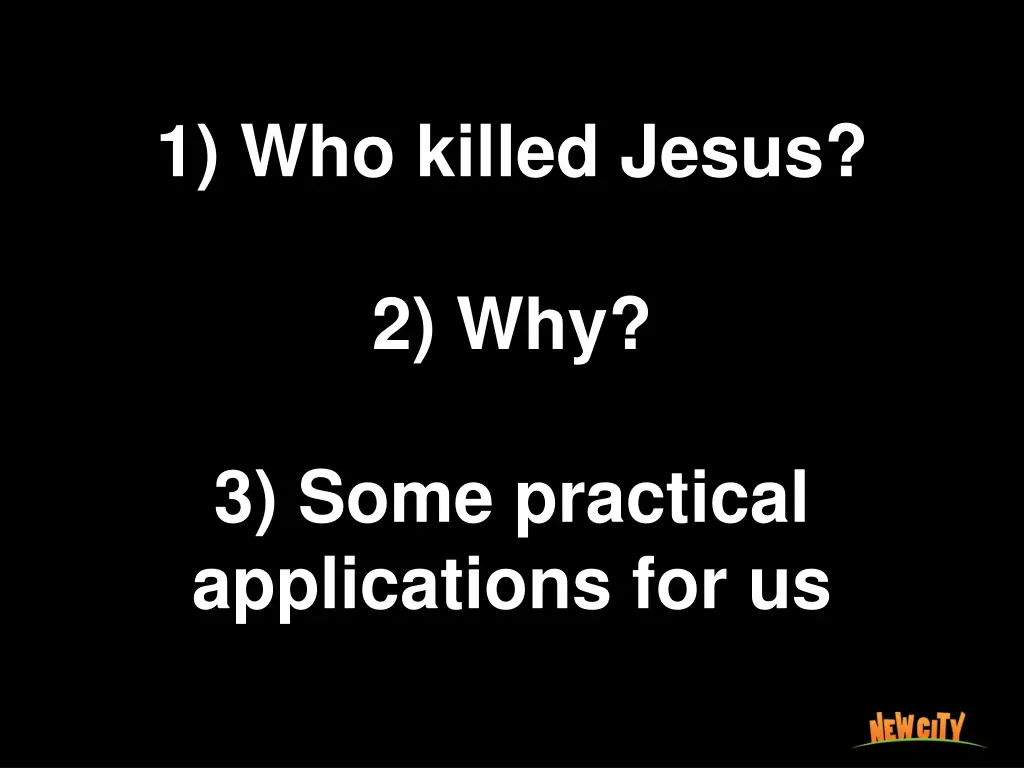 1 who killed jesus