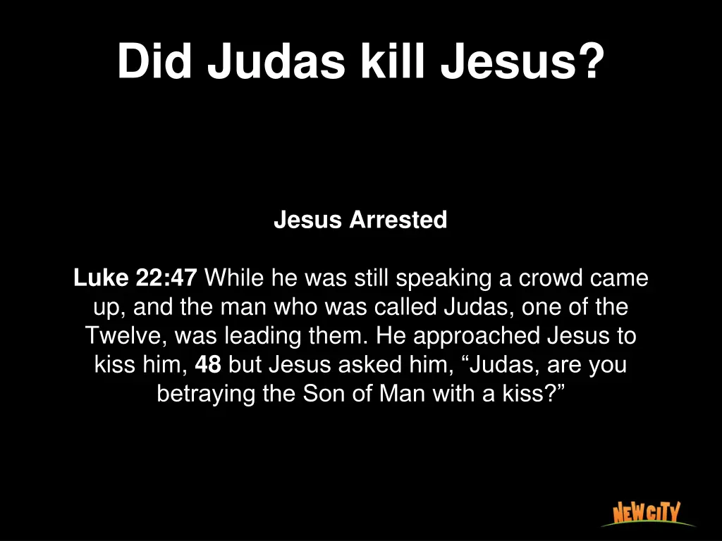 did judas kill jesus