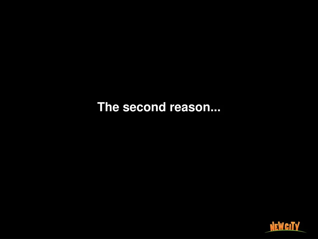 the second reason