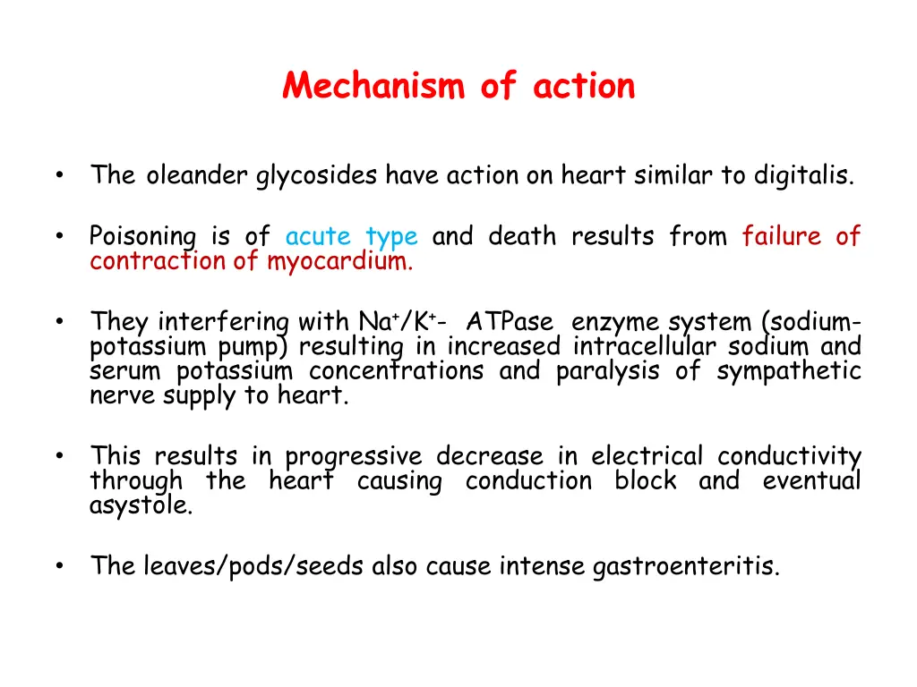 mechanism of action