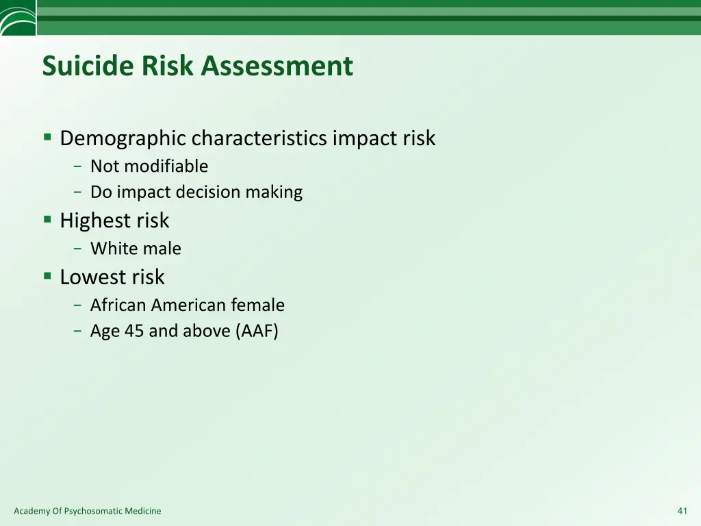 suicide risk assessment 1