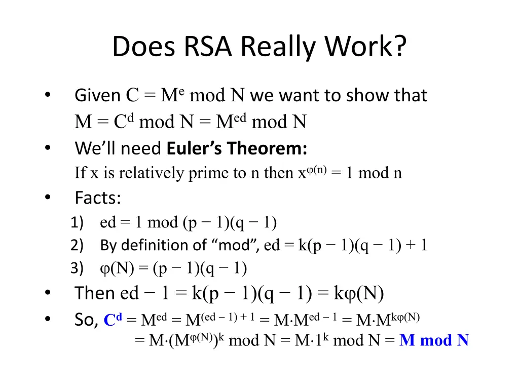 does rsa really work