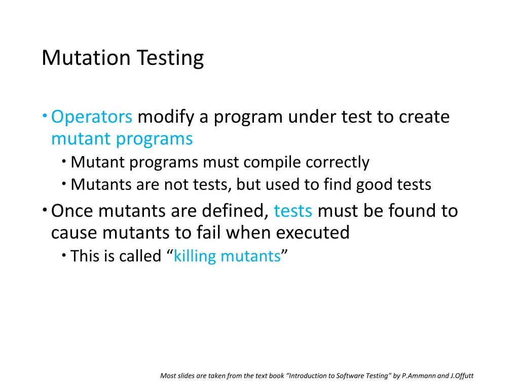 mutation testing 1