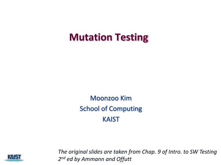 mutation testing