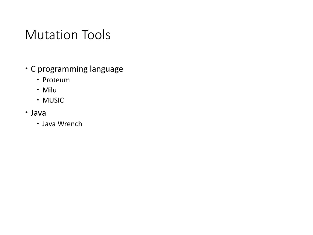 mutation tools