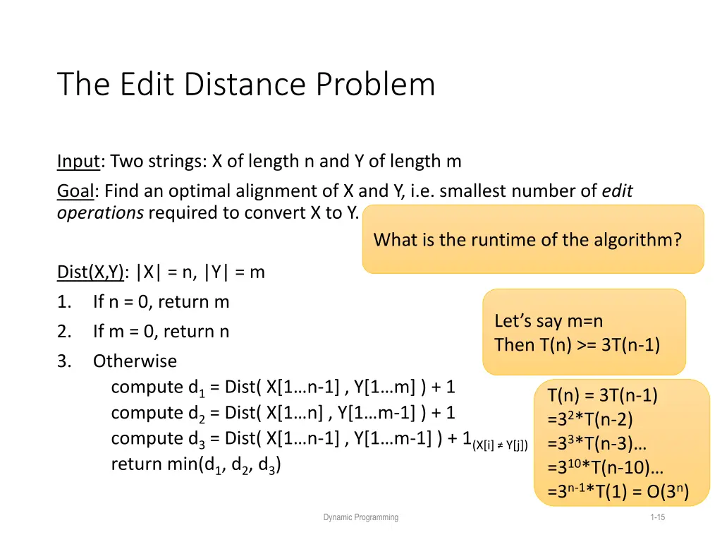 the edit distance problem 8