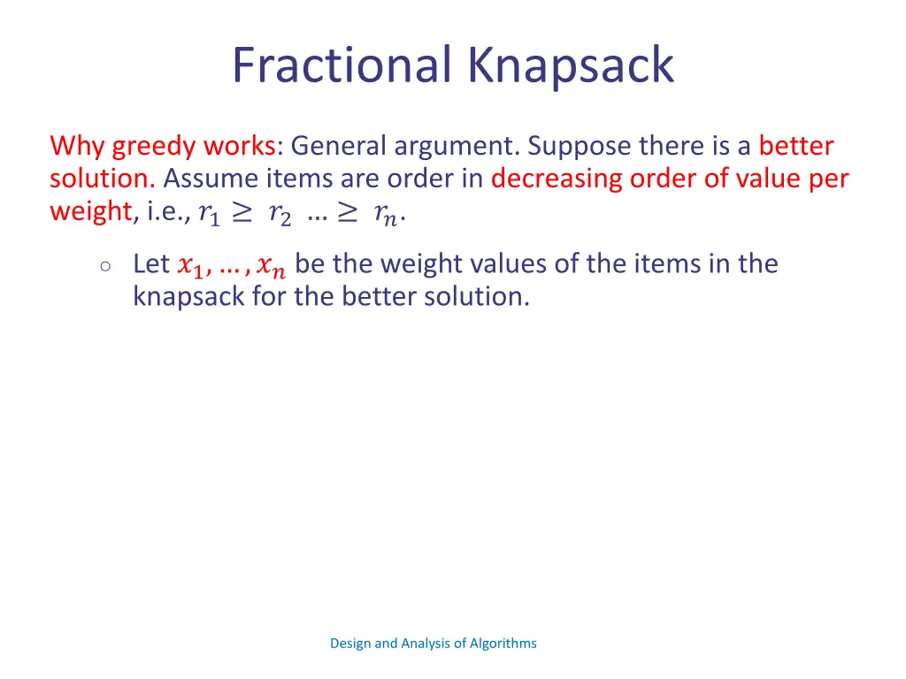 fractional knapsack 16