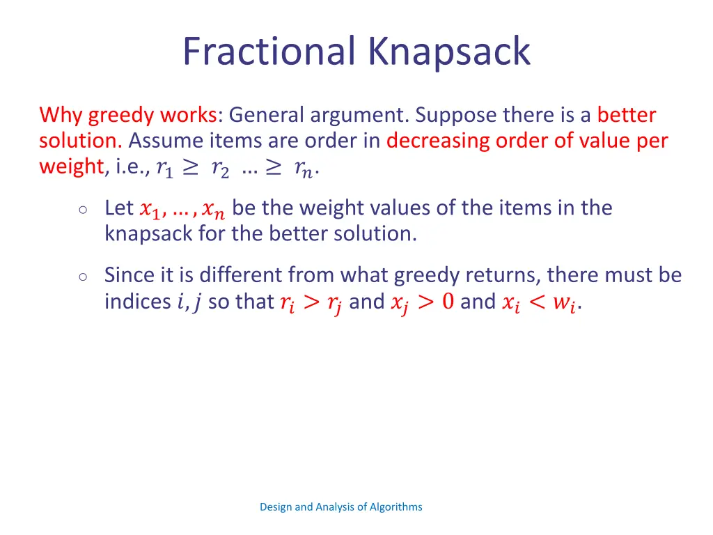 fractional knapsack 17