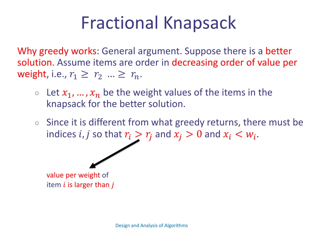 fractional knapsack 18