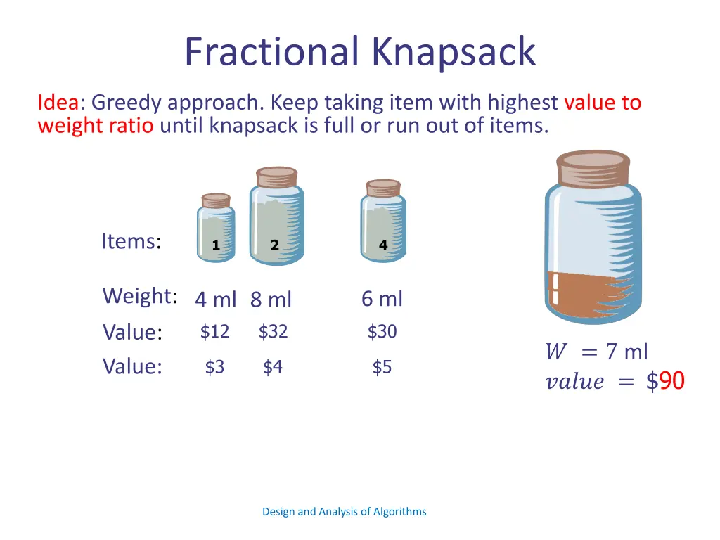 fractional knapsack 6