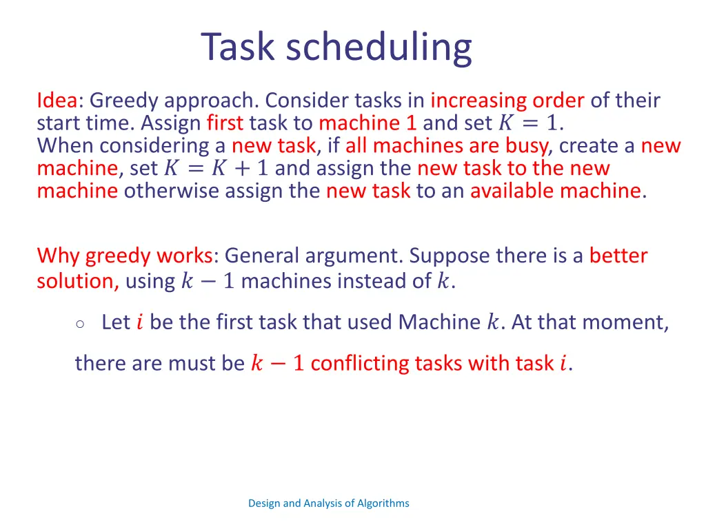 task scheduling 11